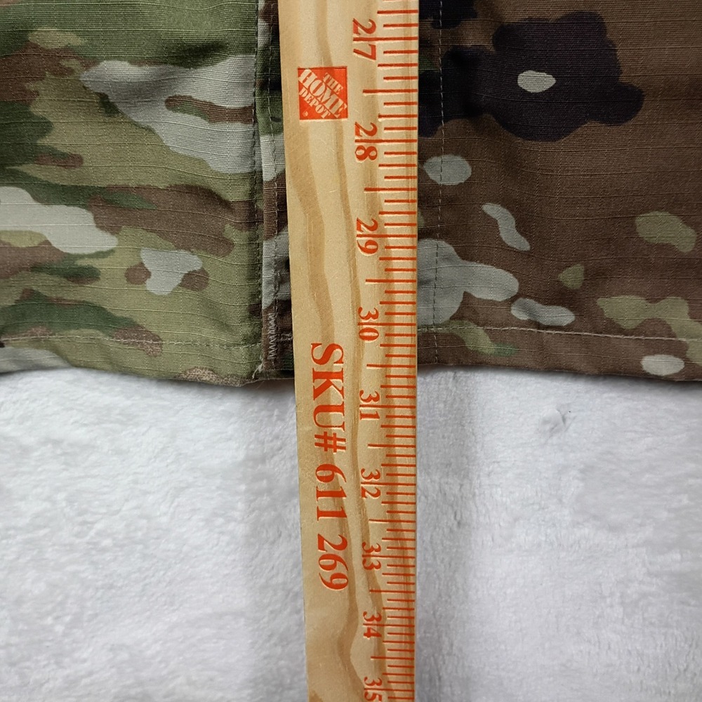 US Army Combat Coat Mens Large Long Green OCP Multicam Tactical Vintage Jacket - Picture 5 of 5